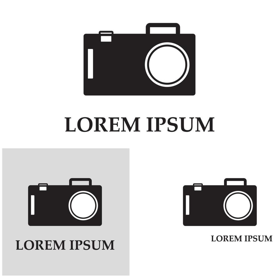 camera pictogram vector