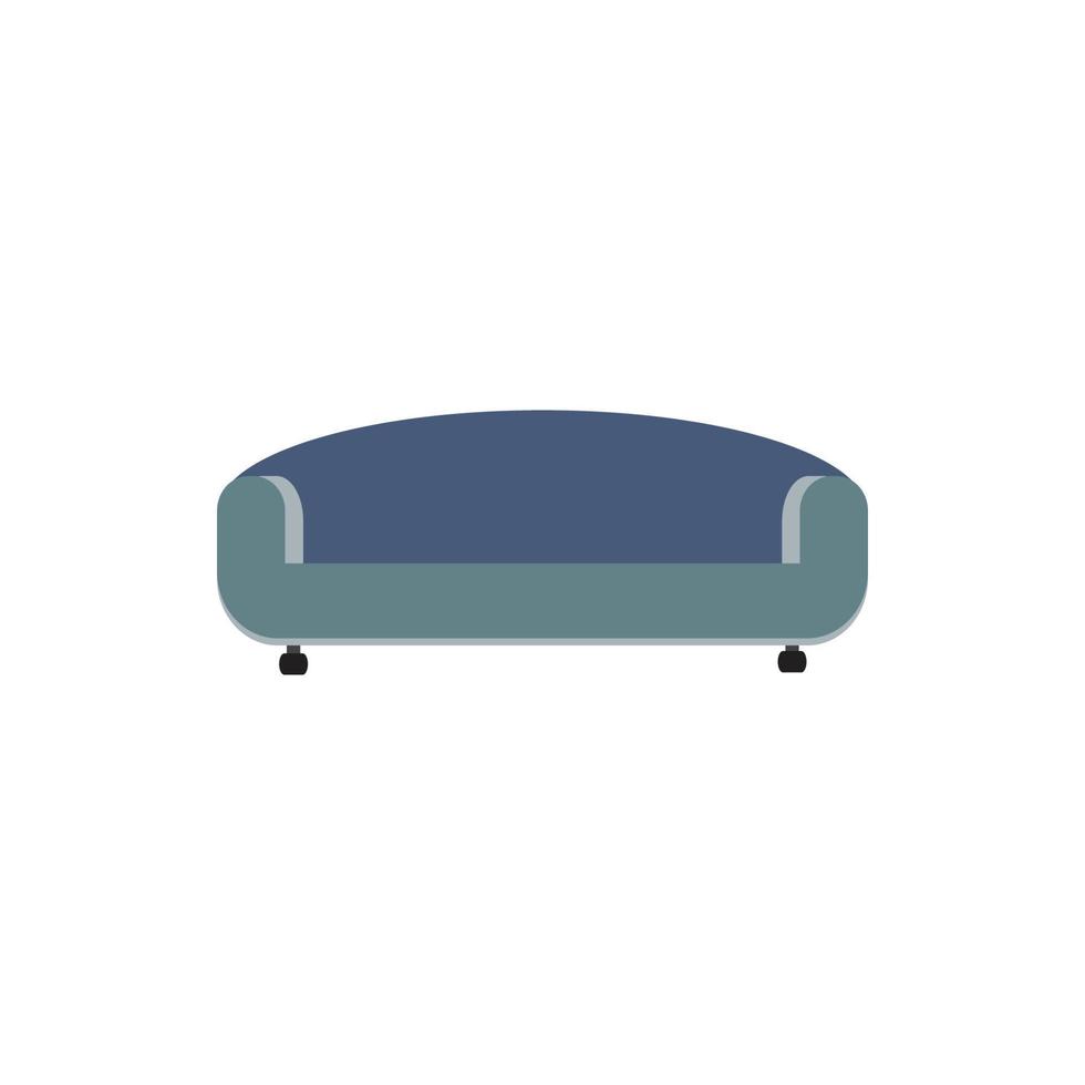 sofa vector logo pictogram afbeelding achtergrond