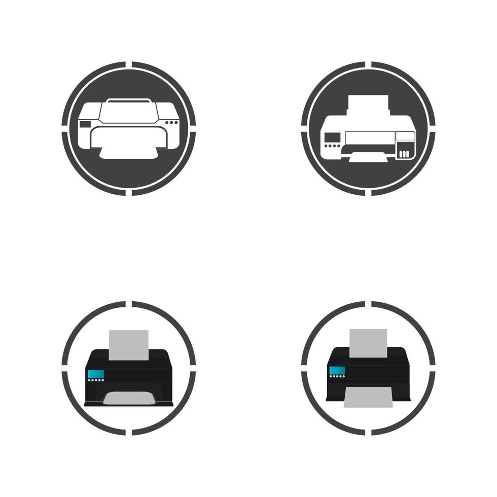 printer pictogram vector symbool afbeelding achtergrond