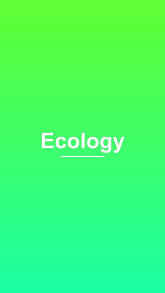ecologie sociale media verhaal duotoon sjabloon. gradiënt groene reclame webbanner met tekst, promotie-inhoudslay-out. modern levendig ontwerp voor mobiele apps. turkoois, groenblauw kleurenmodel mengen vector