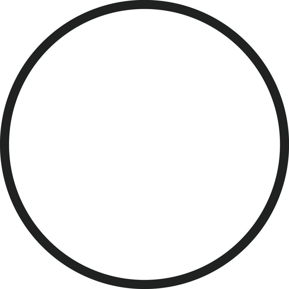 cirkel lijn icoon vector