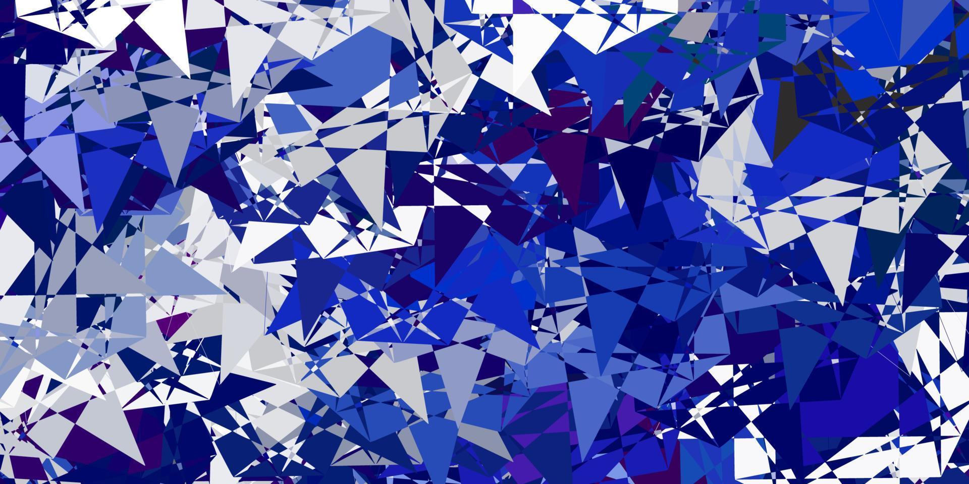 lichtblauwe vectorachtergrond met veelhoekige vormen. vector