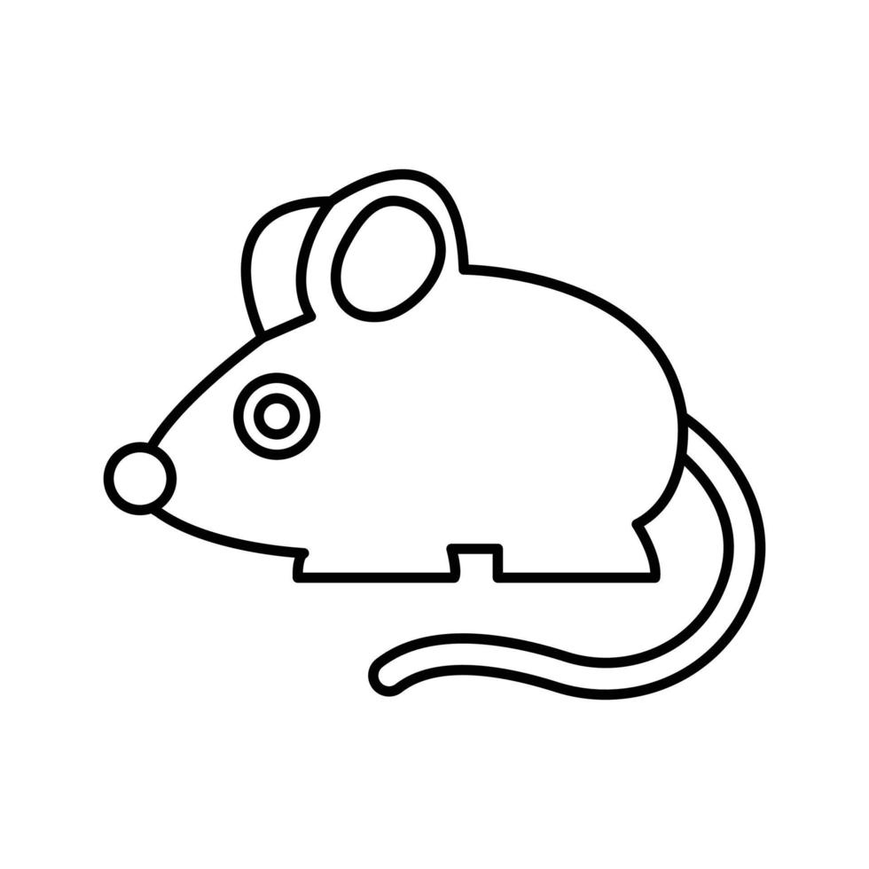 rat muis dier vector icoon dat geschikt is voor commercieel werk en het gemakkelijk kan wijzigen of bewerken