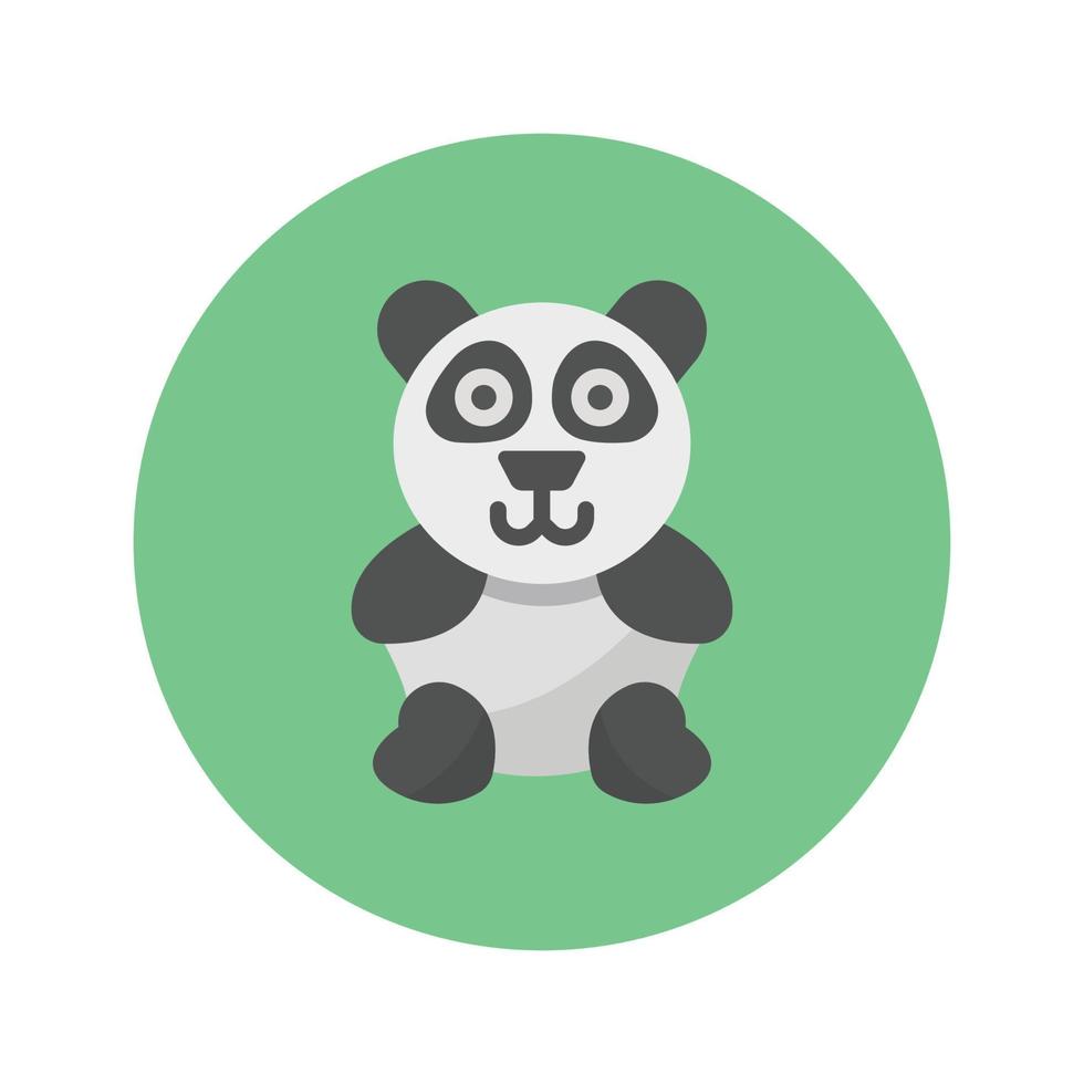 panda dier vector icoon dat geschikt is voor commercieel werk en het gemakkelijk kan wijzigen of bewerken