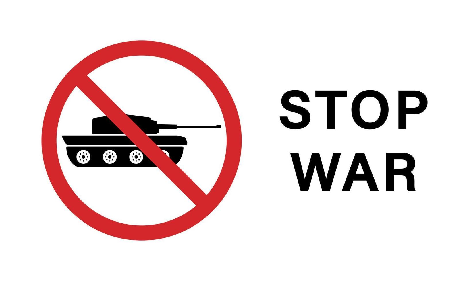 militaire tank silhouet rood stopsymbool. voorzichtigheid transport wapen icoon. verboden leger teken. Panzer voertuig kracht verbod teken. gevaar tank artillerie leger symbool. geïsoleerde vectorillustratie. vector