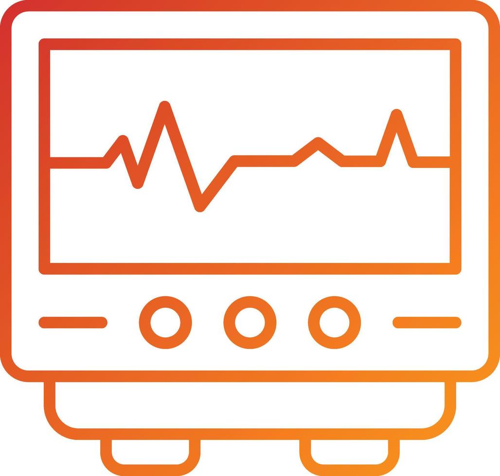 cardiogram-pictogramstijl vector