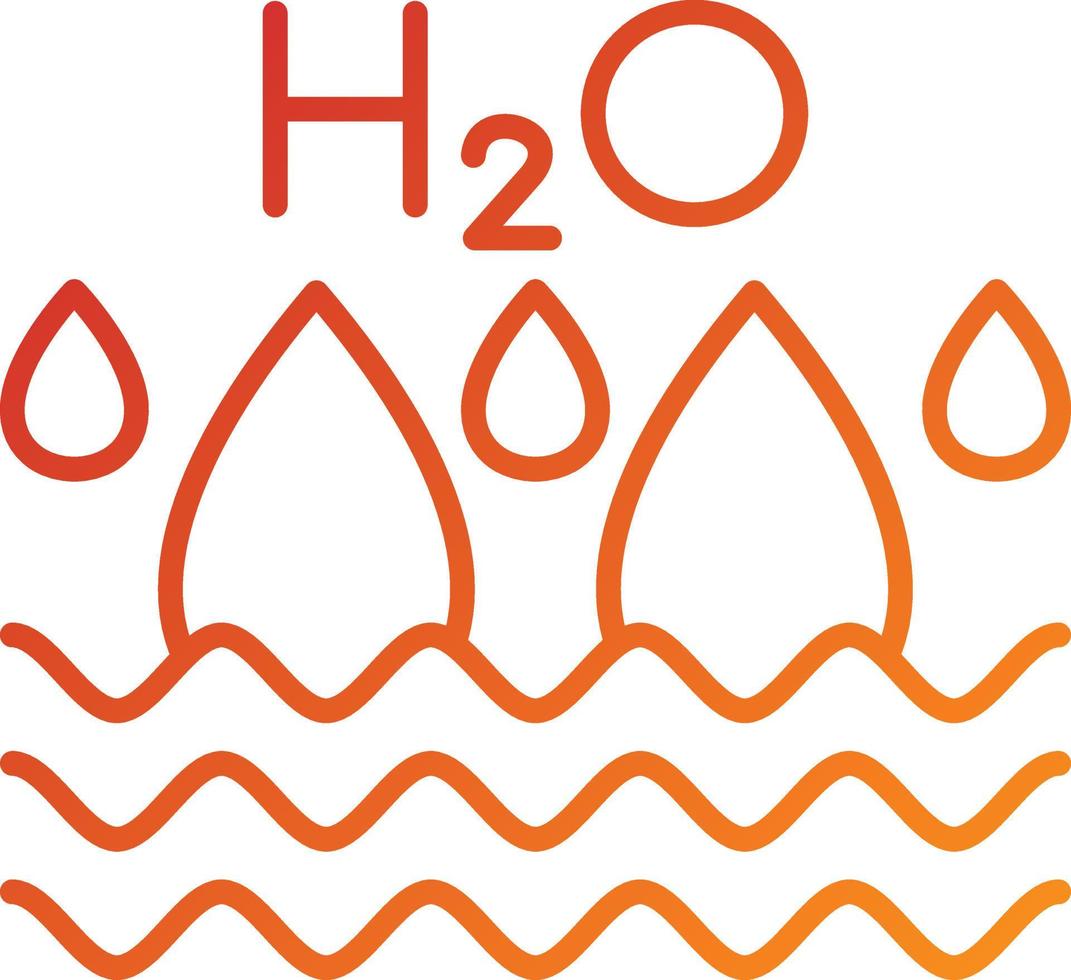 h2o-pictogramstijl vector