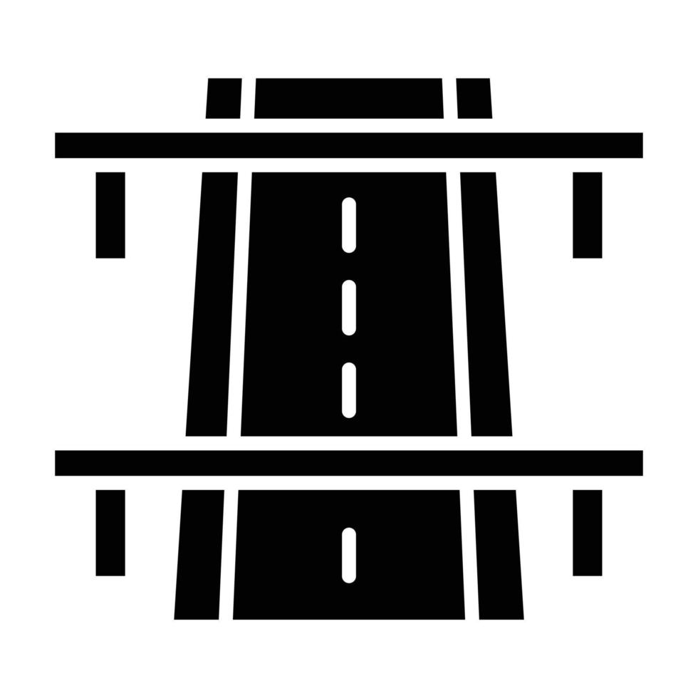snelweg pictogramstijl vector