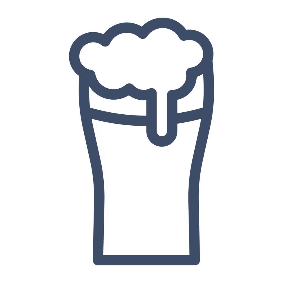 bier vectorillustratie op een background.premium kwaliteitssymbolen. vector iconen voor concept en grafisch ontwerp.