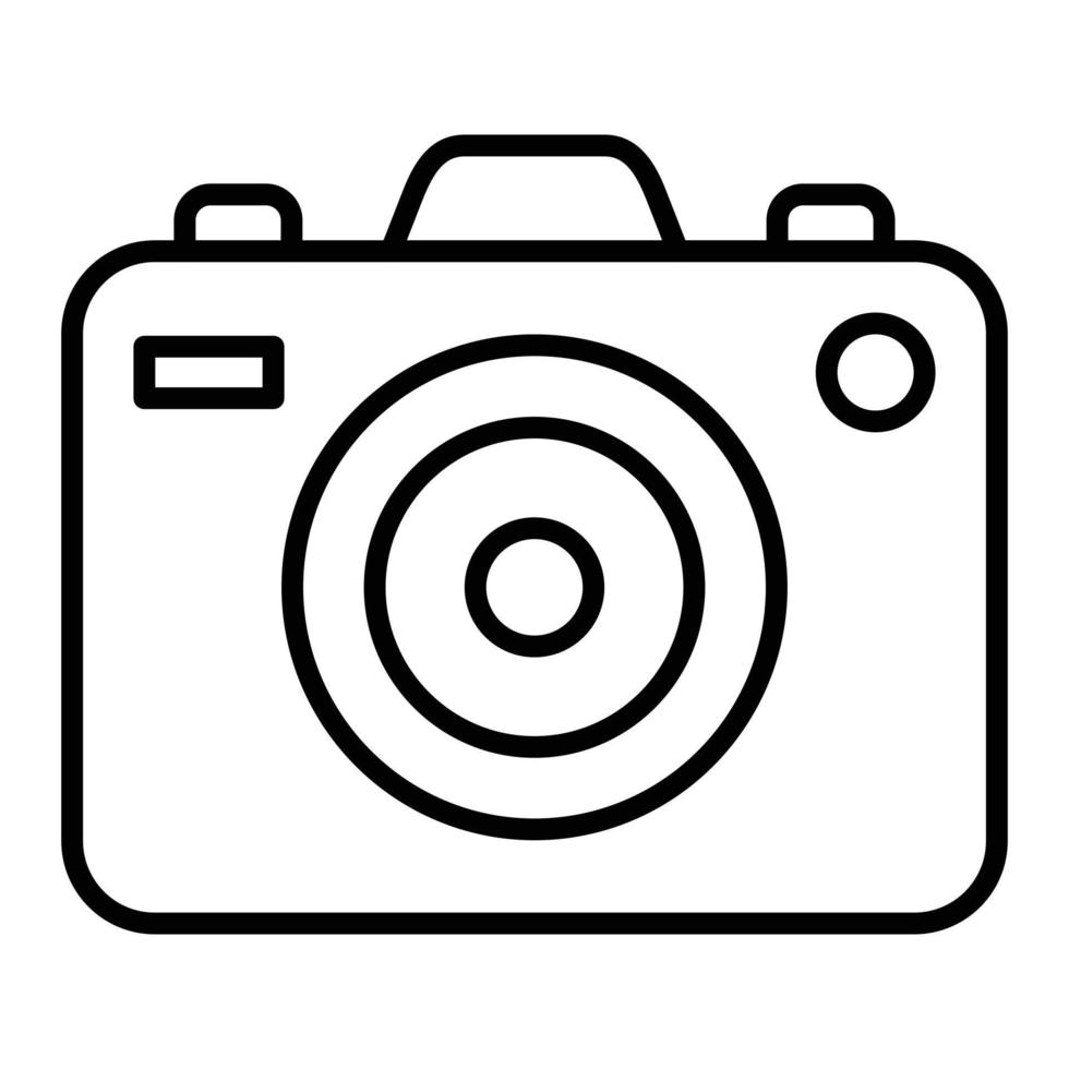 camerapictogramstijl vector