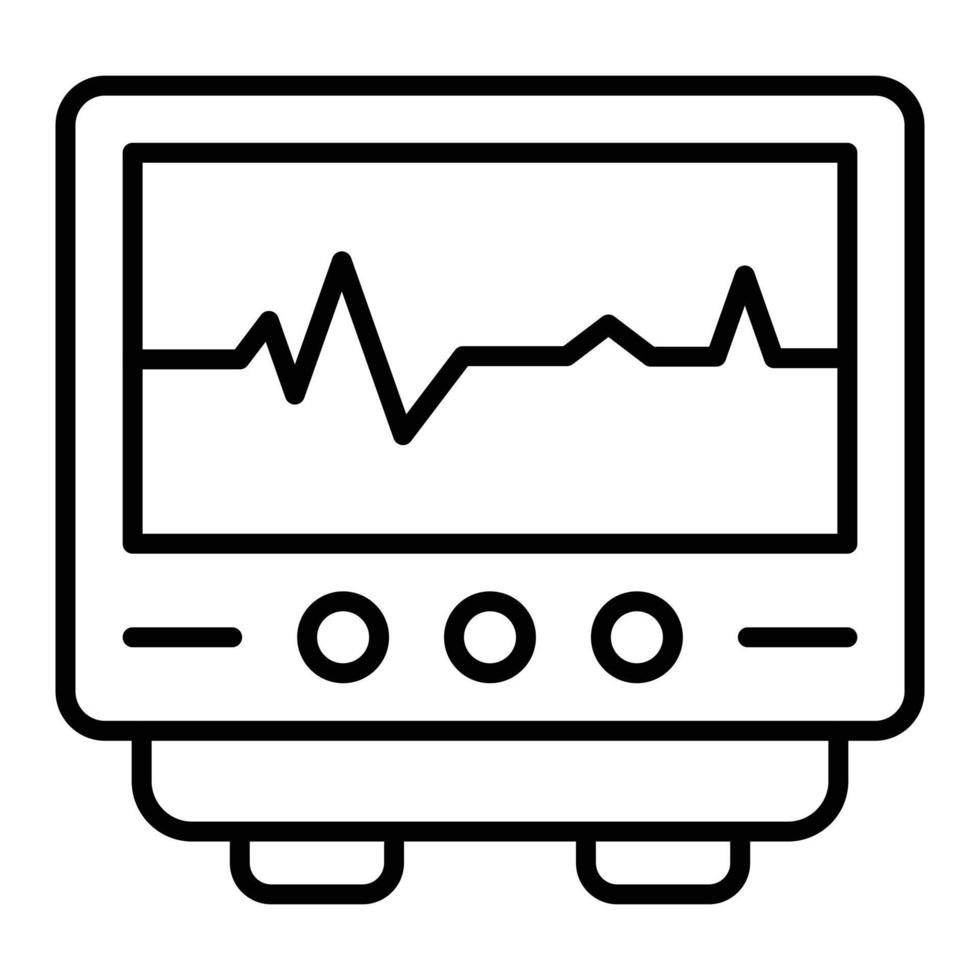 cardiogram-pictogramstijl vector