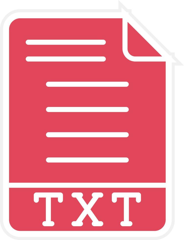 txt-pictogramstijl vector