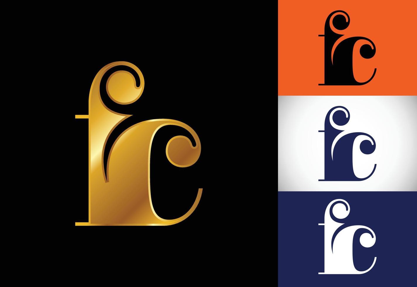 beginletter fc logo ontwerp vector. grafisch alfabetsymbool voor bedrijfsidentiteit vector