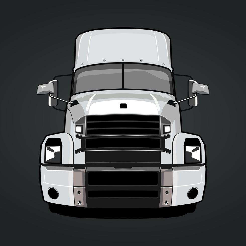 semi vrachtwagen illustratie ontwerp vector