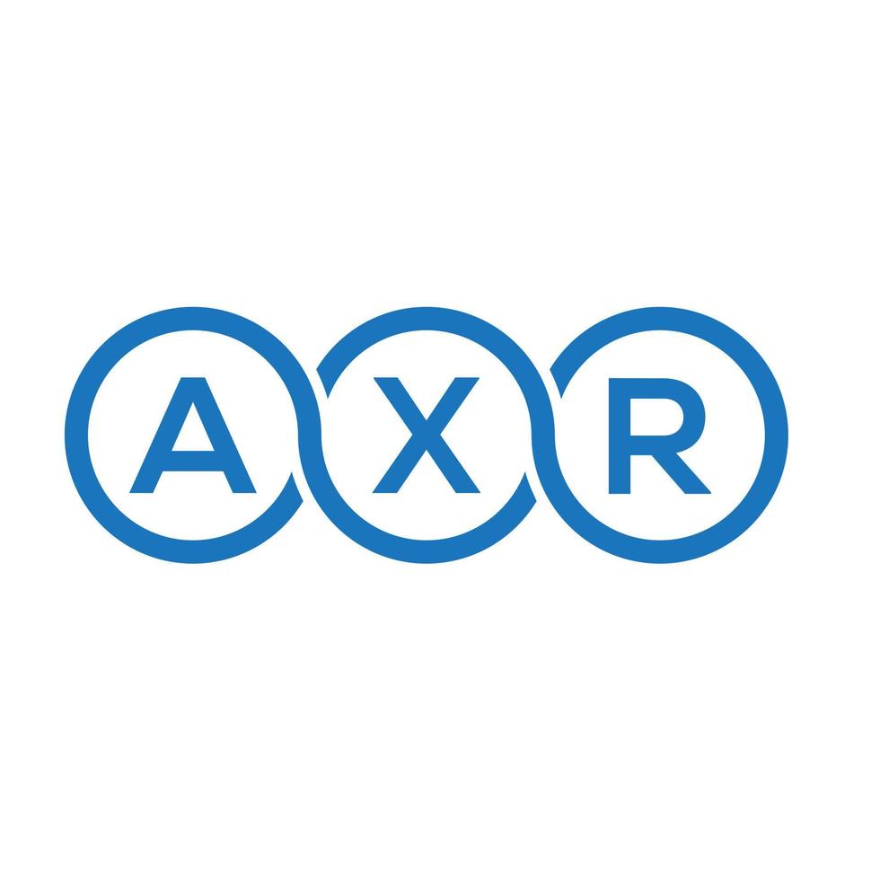 axr brief logo ontwerp op witte achtergrond. axr creatieve initialen brief logo concept. axr brief ontwerp. vector