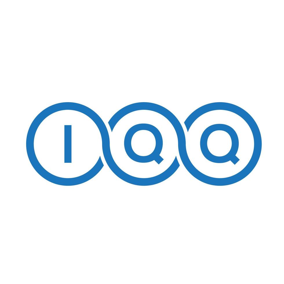 iqq brief logo ontwerp op witte achtergrond. iqq creatieve initialen brief logo concept. iqq brief ontwerp. vector
