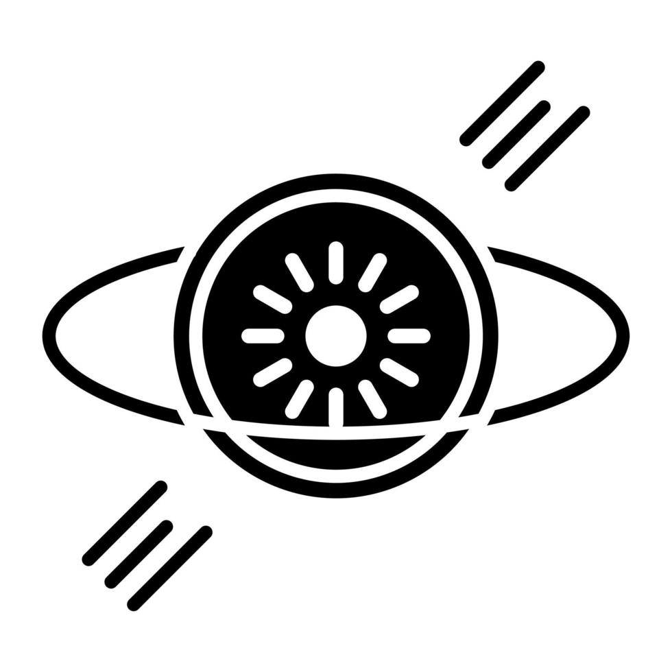 ruimte laarzen glyph icoon vector