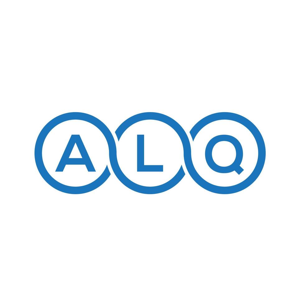 alq brief logo ontwerp op witte achtergrond. alq creatieve initialen brief logo concept. alq brief ontwerp. vector