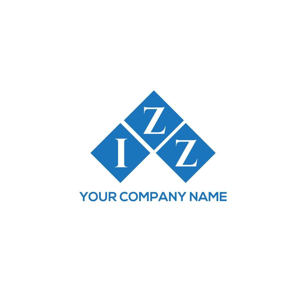 izz brief logo ontwerp op witte achtergrond. izz creatieve initialen brief logo concept. izz-briefontwerp. vector