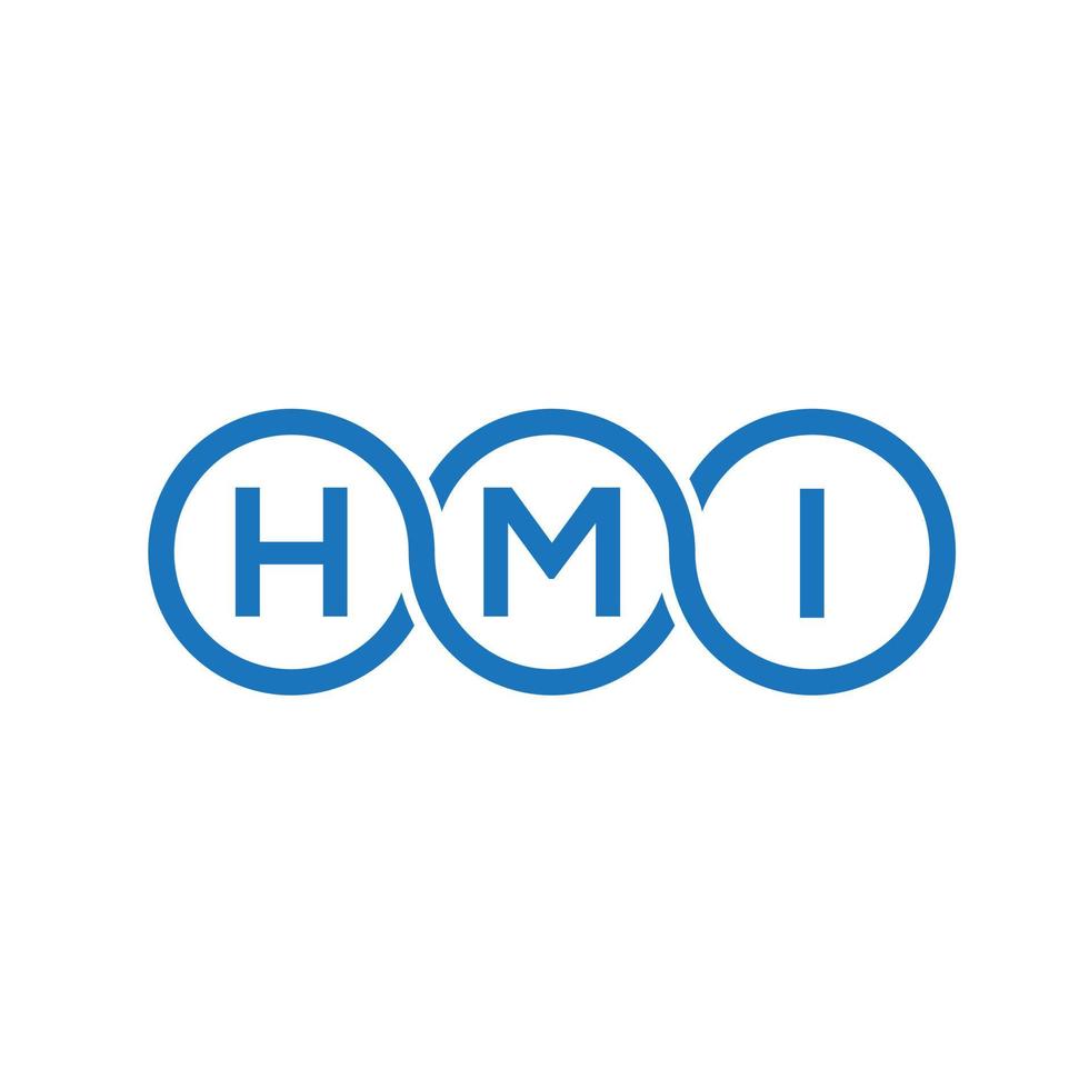 hmi brief logo ontwerp op witte achtergrond. hmi creatieve initialen brief logo concept. hmi brief ontwerp. vector