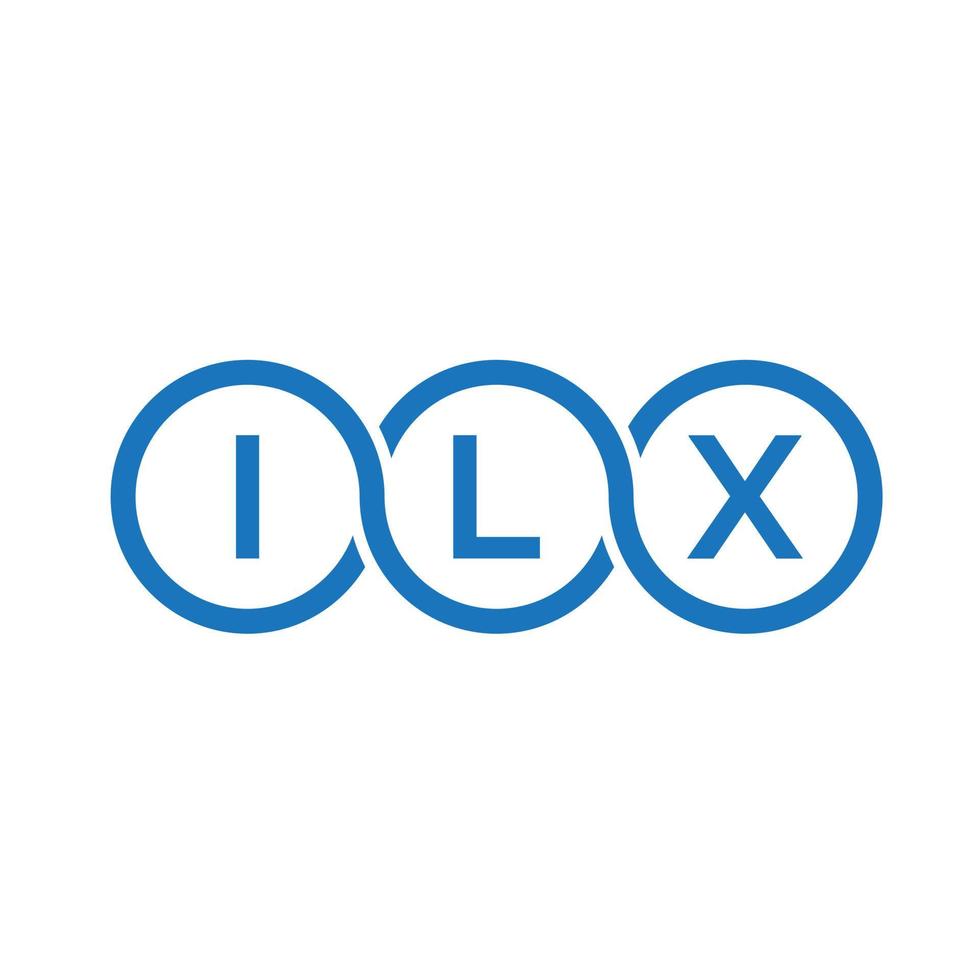 ilx brief logo ontwerp op witte achtergrond. ilx creatieve initialen brief logo concept. ilx brief ontwerp. vector