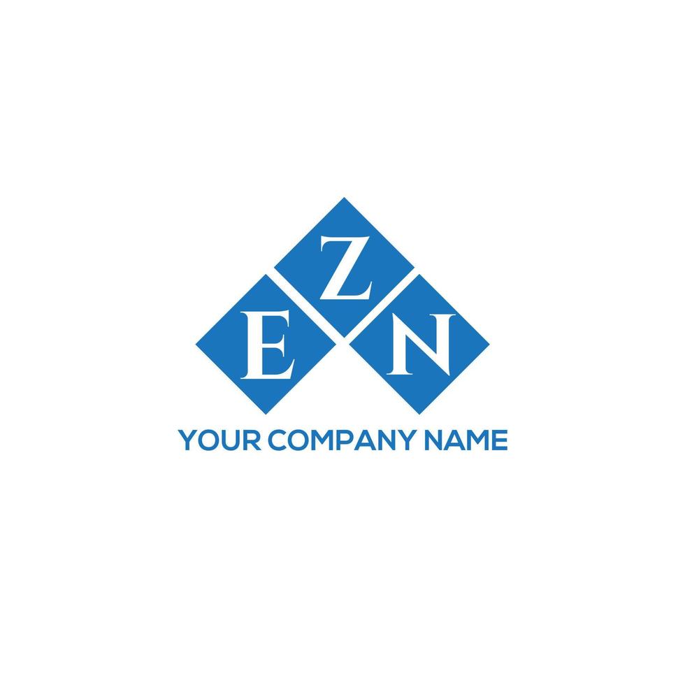 ezn brief logo ontwerp op witte achtergrond. ezn creatieve initialen brief logo concept. ezn brief ontwerp. vector