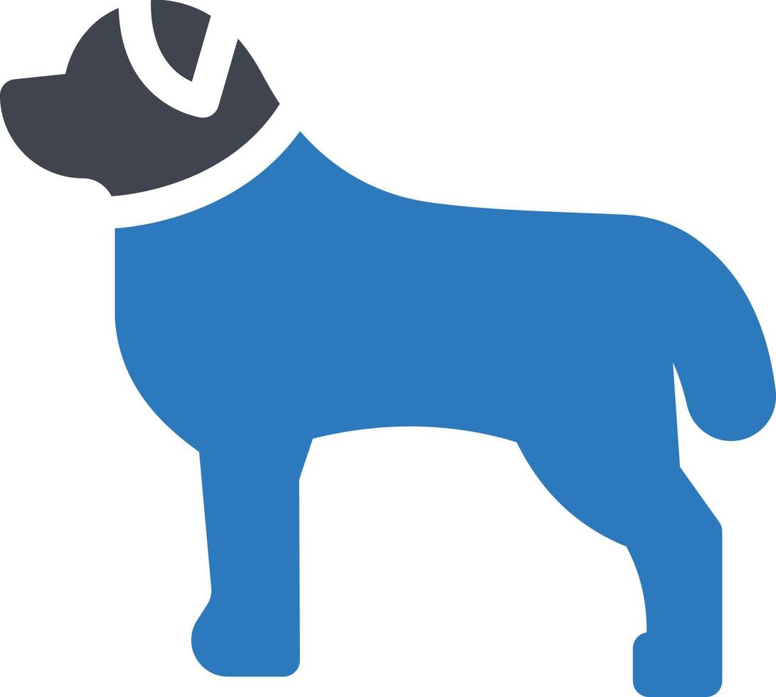 hond vectorillustratie op een background.premium kwaliteit symbolen.vector pictogrammen voor concept en grafisch ontwerp. vector