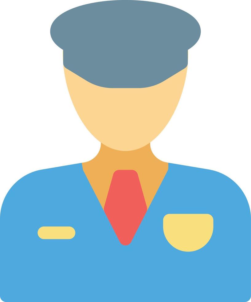 officier vectorillustratie op een background.premium kwaliteit symbolen.vector pictogrammen voor concept en grafisch ontwerp. vector