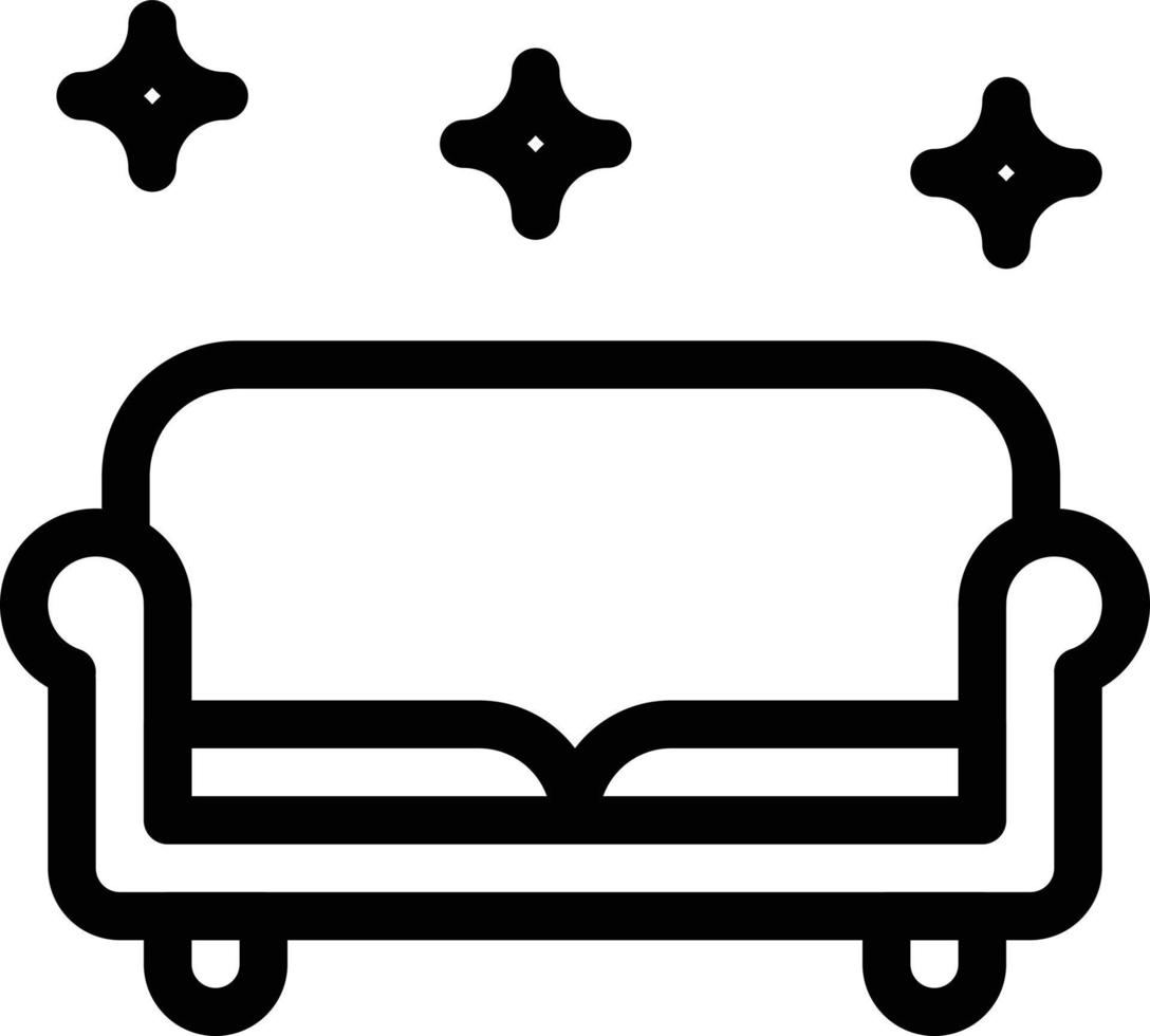 sofa glans vectorillustratie op een background.premium kwaliteit symbolen.vector iconen voor concept en grafisch ontwerp. vector