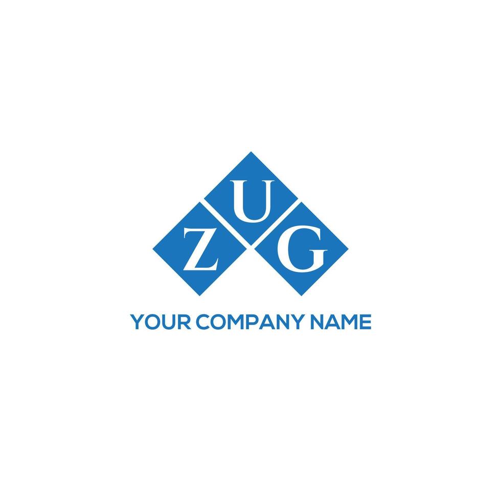 zug brief logo ontwerp op witte achtergrond. zug creatieve initialen brief logo concept. zug brief ontwerp. vector