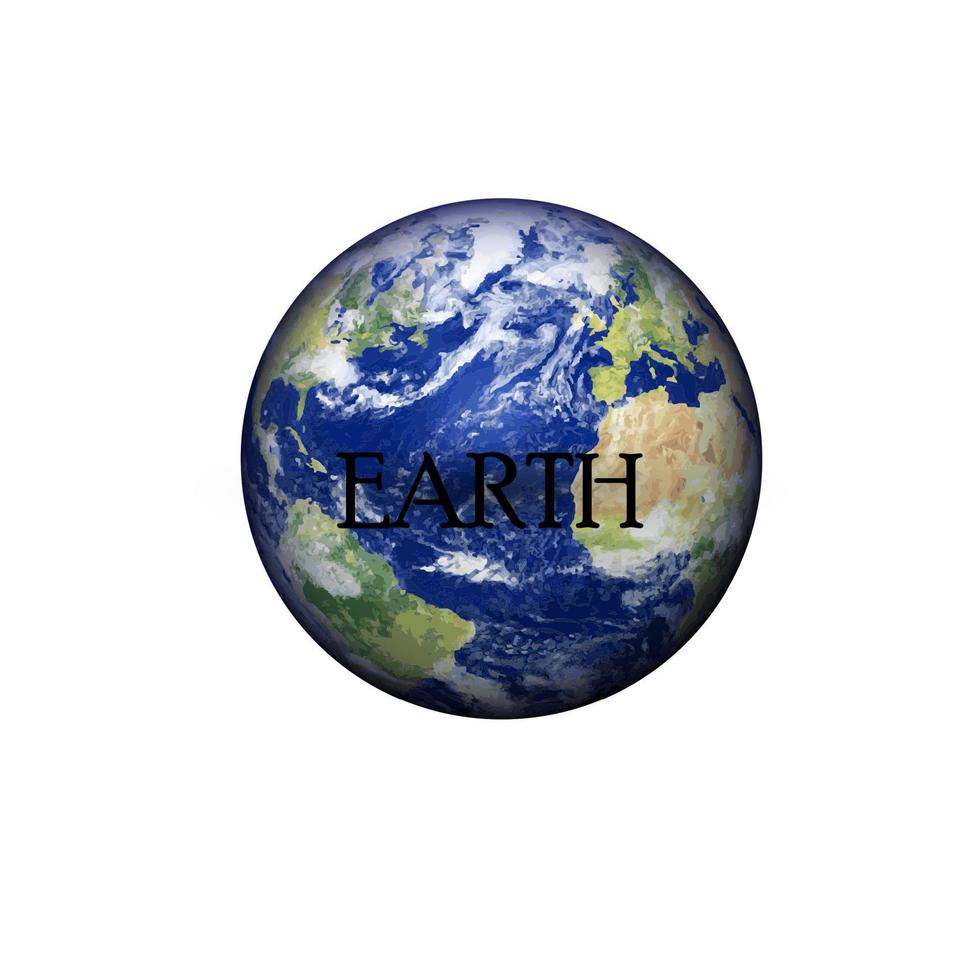 wereldgezondheid met het milieu van de aarde vector