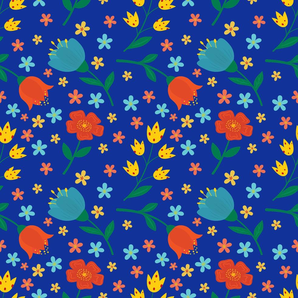 naadloos patroon met bloemen, abstract herhalend patroon. voor papier, omslag, stof, textiel, geschenkverpakking, reclame, kunst aan de muur, interieur. vectorillustratie van mode. vector