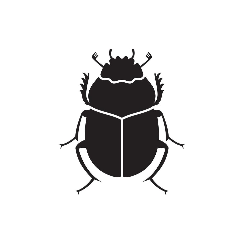 scarabaeinae mestkever icon vector