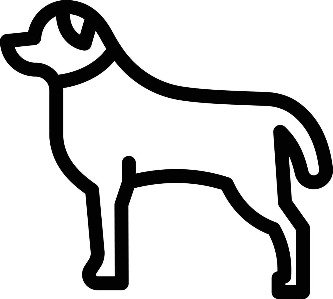 hond vectorillustratie op een background.premium kwaliteit symbolen.vector pictogrammen voor concept en grafisch ontwerp. vector