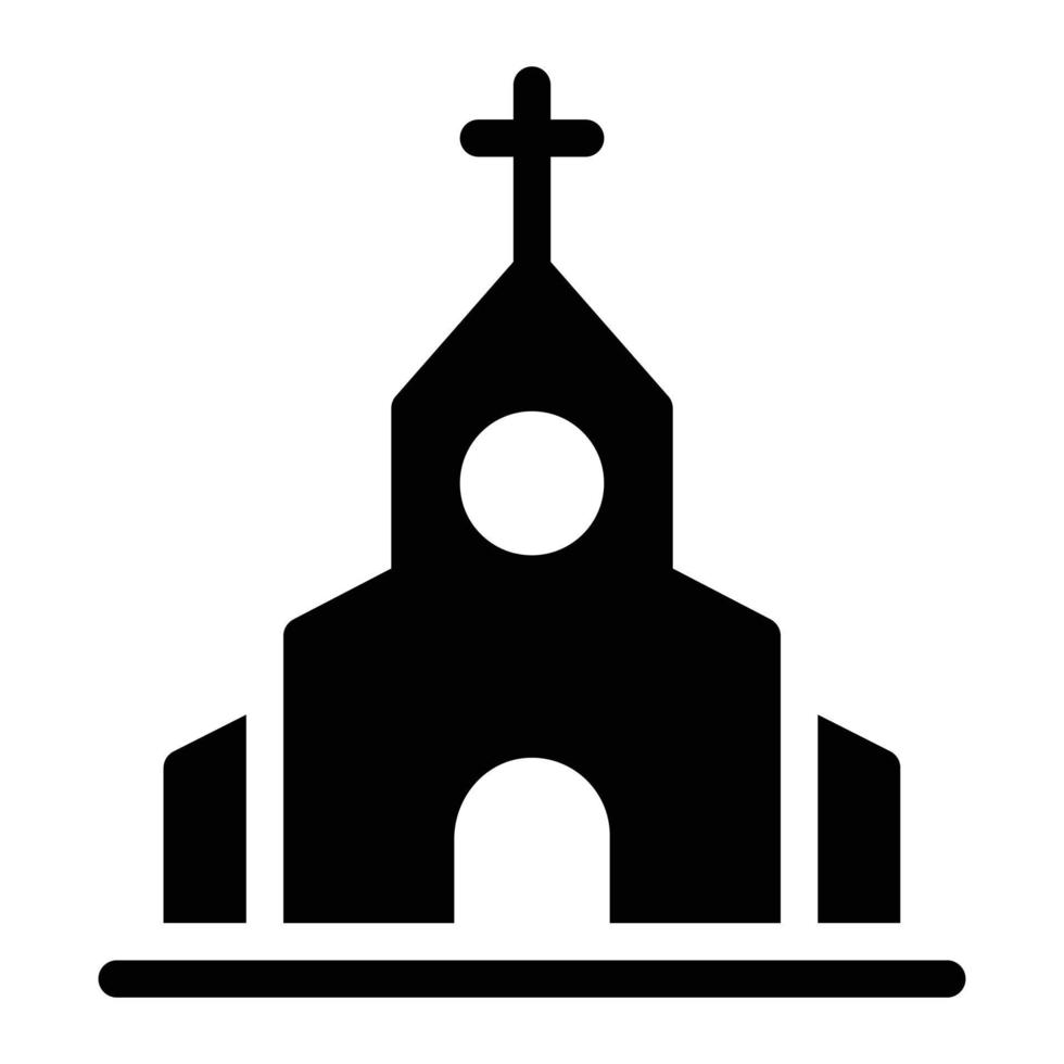 kerk vectorillustratie op een background.premium kwaliteit symbolen.vector pictogrammen voor concept en grafisch ontwerp. vector