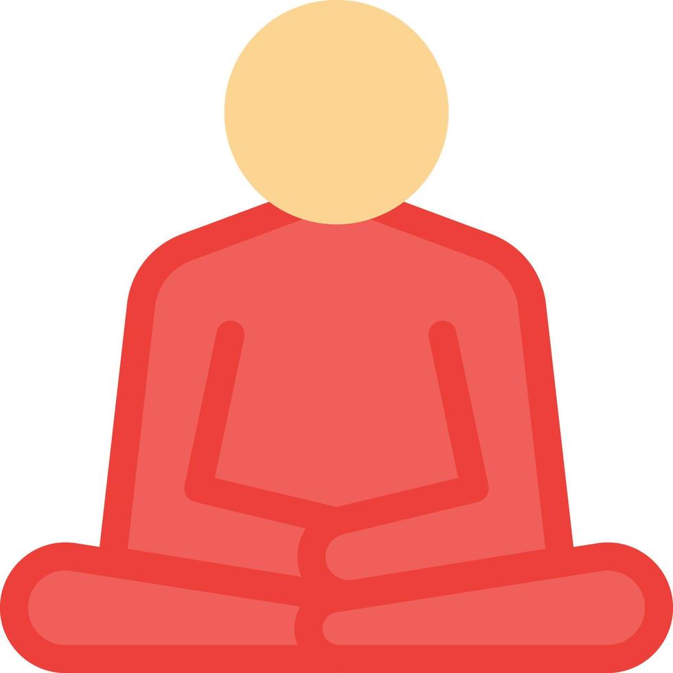 meditatie vectorillustratie op een background.premium kwaliteit symbolen.vector iconen voor concept en grafisch ontwerp. vector