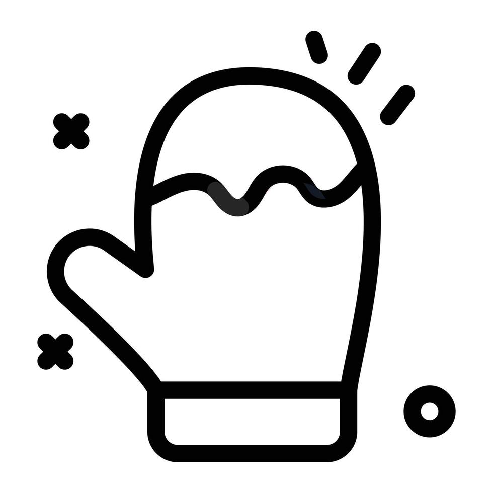 handschoenen vector illustratie op een background.premium kwaliteit symbolen.vector iconen voor concept en grafisch ontwerp.