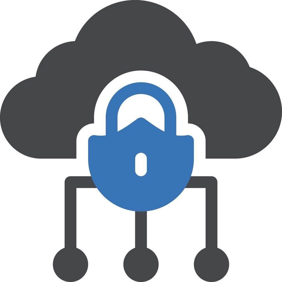 cloud lock vectorillustratie op een background.premium kwaliteitssymbolen. vector iconen voor concept en grafisch ontwerp.