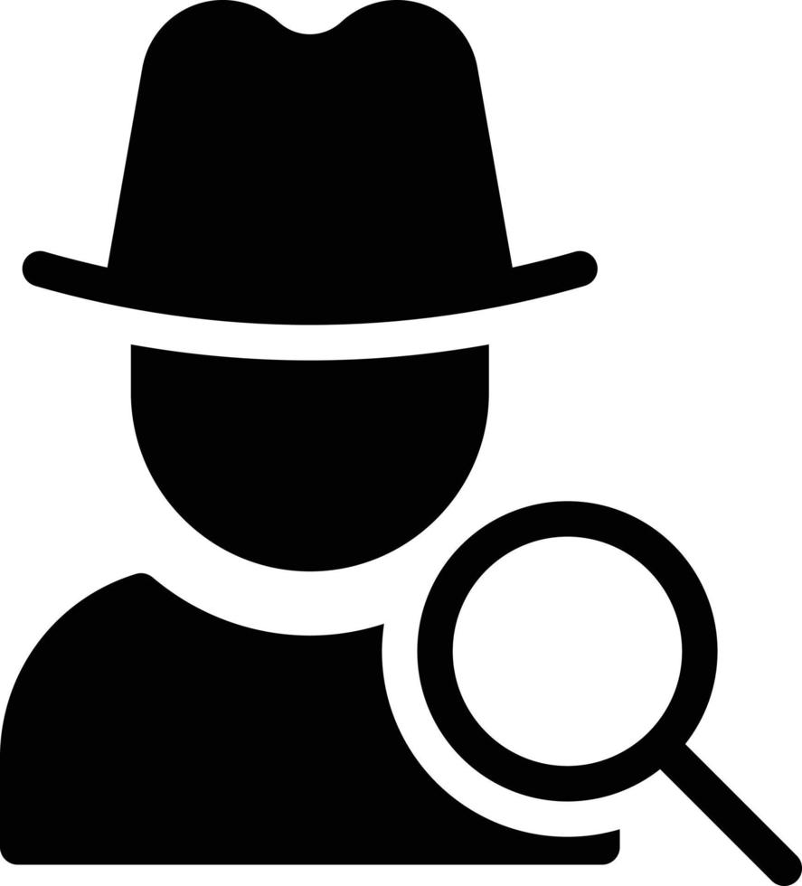 zoek detective vectorillustratie op een background.premium kwaliteit symbolen.vector pictogrammen voor concept en grafisch ontwerp. vector