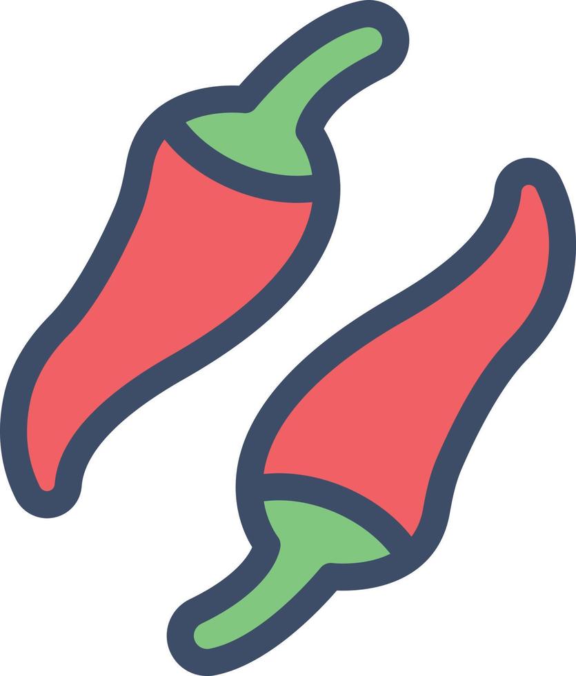 chili vectorillustratie op een background.premium kwaliteit symbolen.vector iconen voor concept en grafisch ontwerp. vector