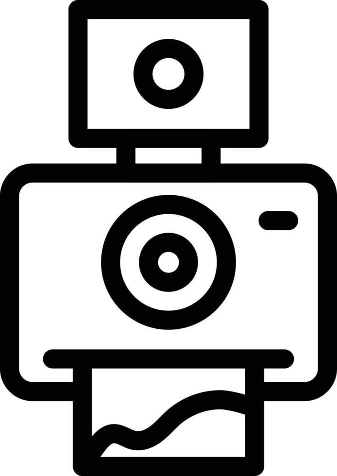 camera vectorillustratie op een background.premium kwaliteit symbolen.vector pictogrammen voor concept en grafisch ontwerp. vector