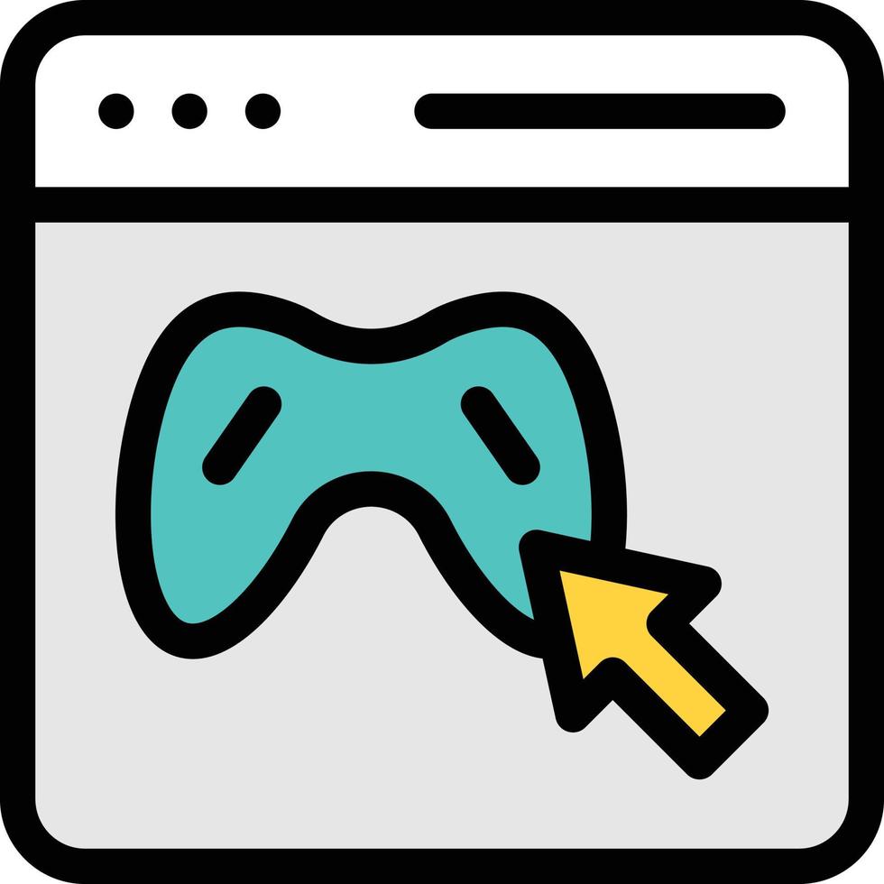 online game vectorillustratie op een background.premium kwaliteit symbolen.vector iconen voor concept en grafisch ontwerp. vector