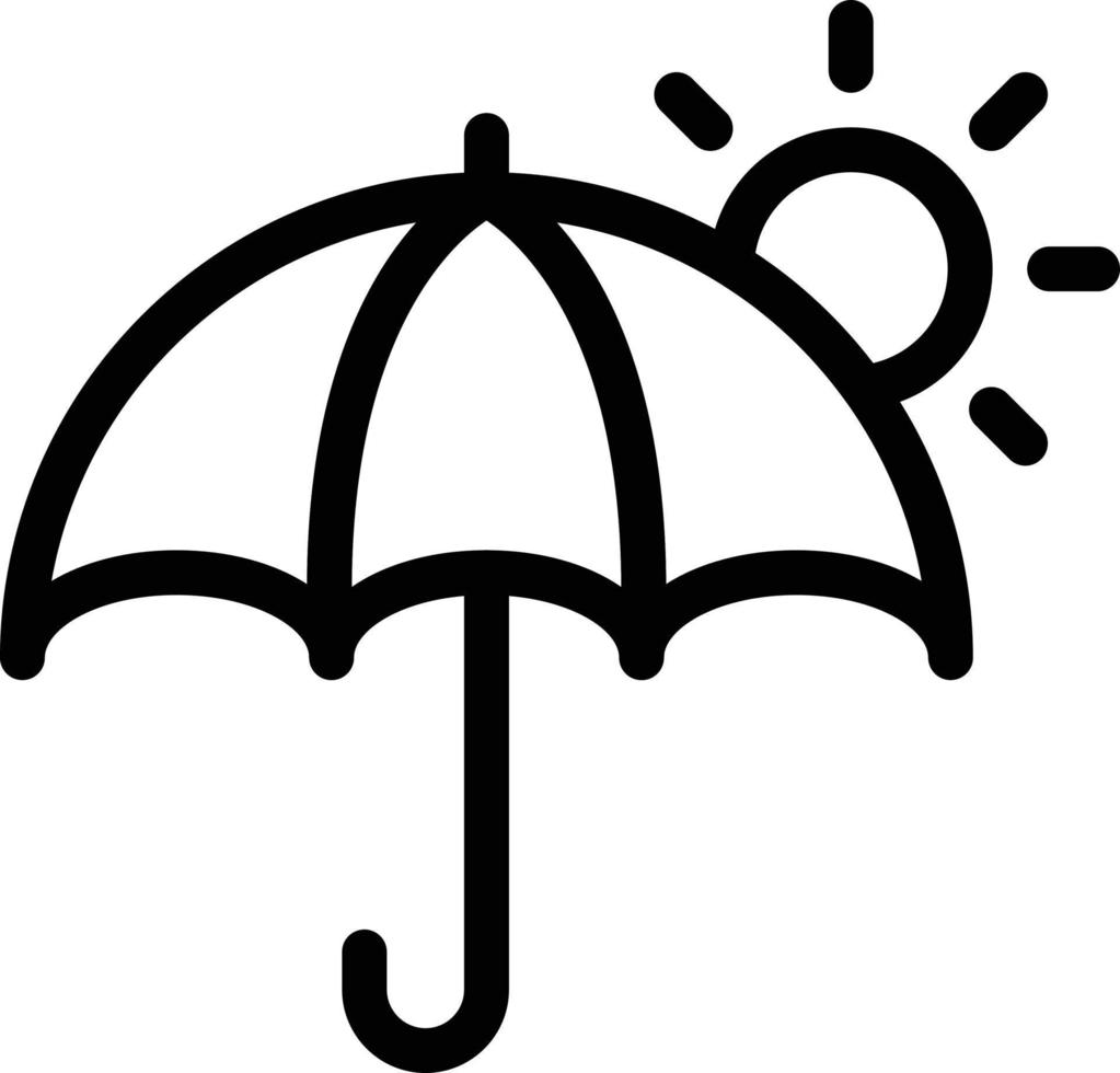 paraplu zon vectorillustratie op een background.premium kwaliteit symbolen.vector iconen voor concept en grafisch ontwerp. vector