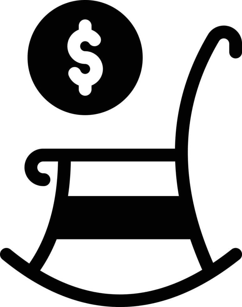 dollar schommelende vectorillustratie op een background.premium kwaliteitssymbolen. vector iconen voor concept en grafisch ontwerp.