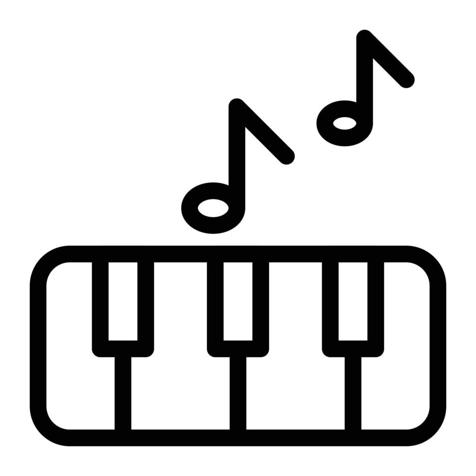 piano vectorillustratie op een background.premium kwaliteit symbolen.vector iconen voor concept en grafisch ontwerp. vector