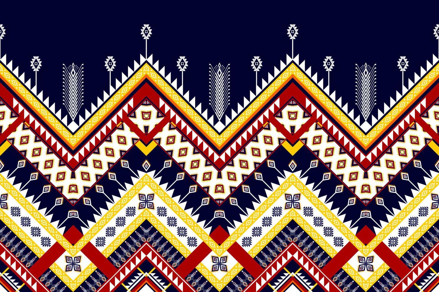 abstract geometrisch etnisch patroonontwerp. Azteekse stof tapijt mandala ornament etnische chevron textiel decoratie behang. tribal boho inheemse etnische traditionele borduurwerk vector achtergrond