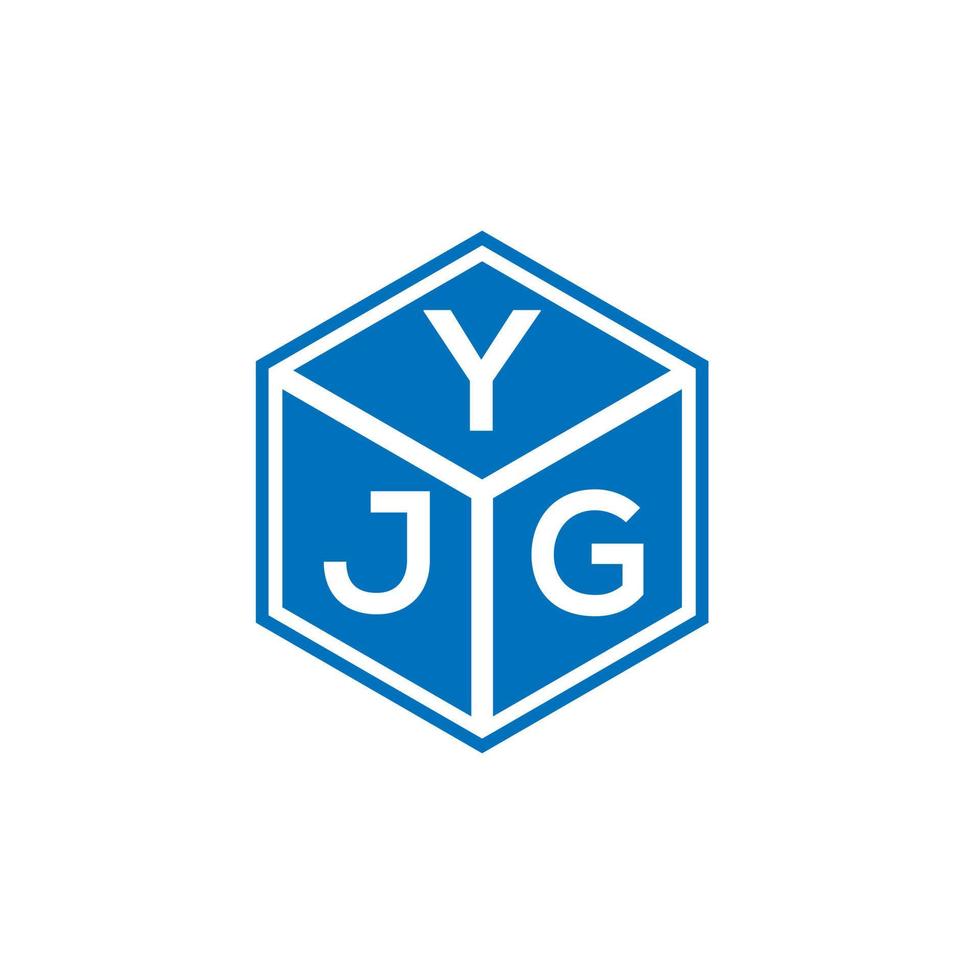 YJ brief logo ontwerp op witte achtergrond. yjg creatieve initialen brief logo concept. yjg-briefontwerp. vector