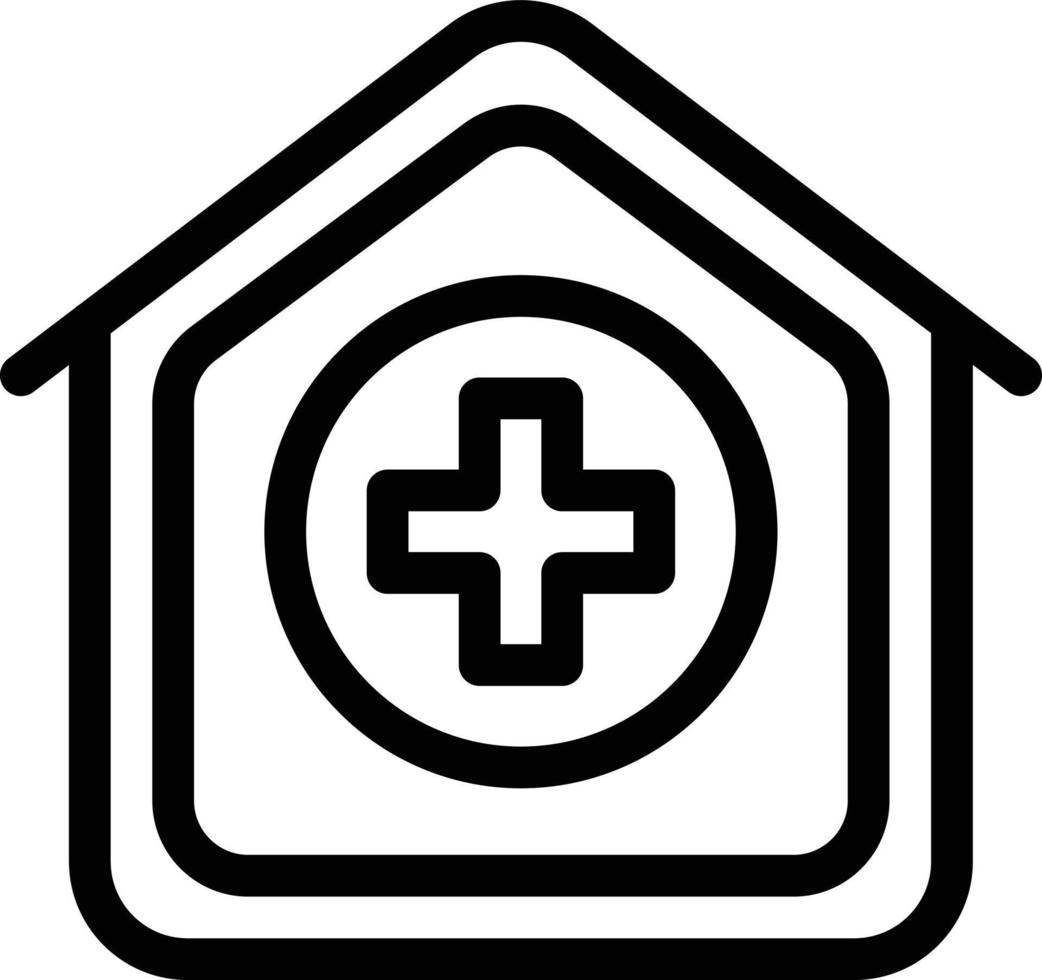 verpleeghuis vectorillustratie op een background.premium kwaliteit symbolen.vector iconen voor concept en grafisch ontwerp. vector
