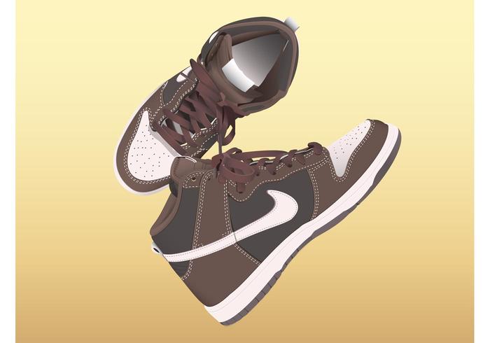 Nike schoenen vector