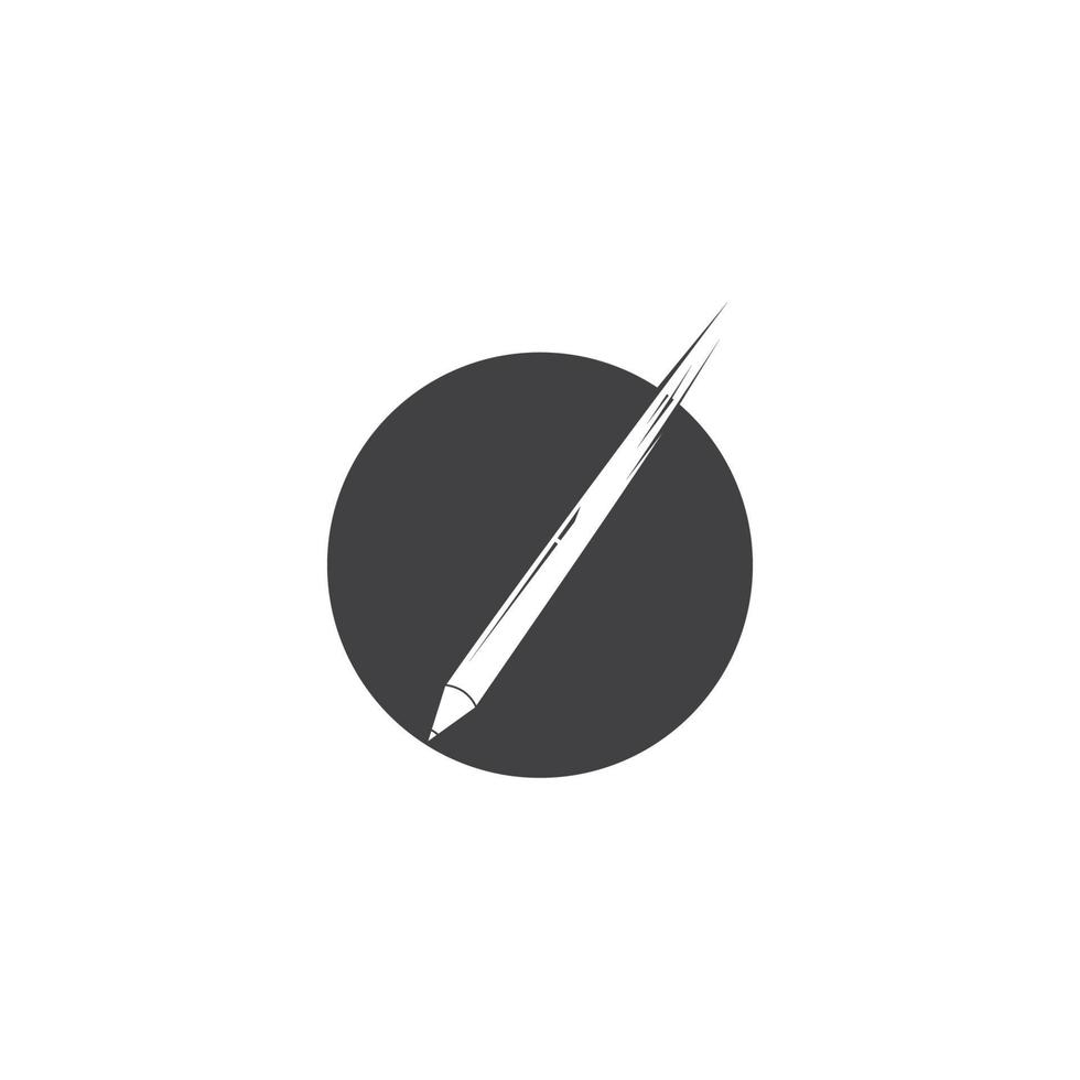 potlood pictogram logo ontwerp vector